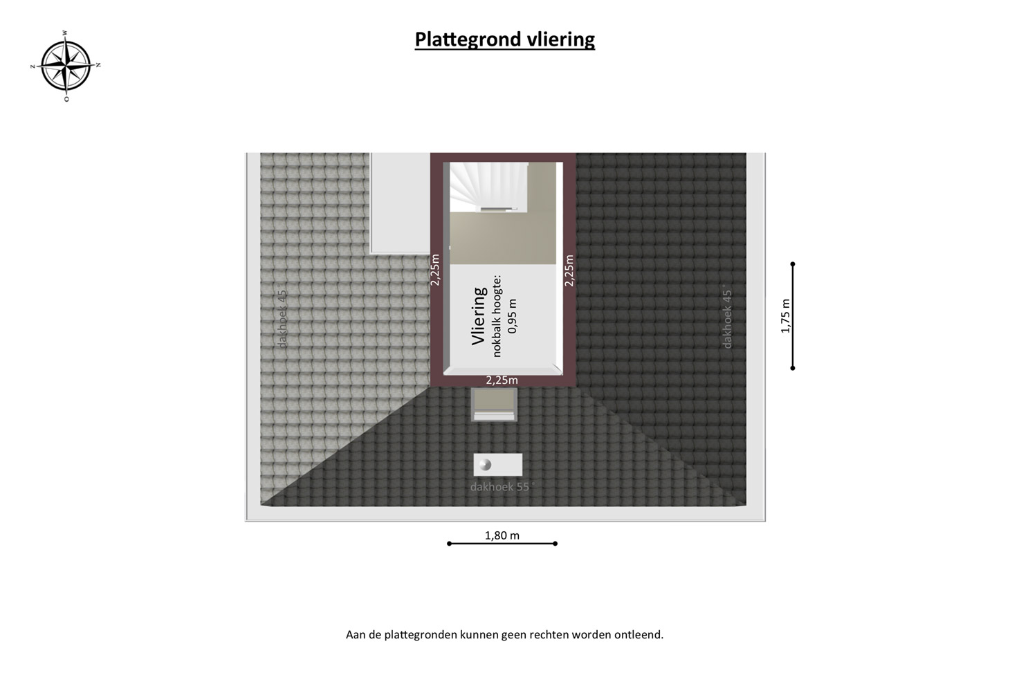 Plattegrond vliering